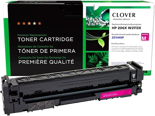 Clover Remanufactured High Yield Toner Cartridge Replacement for HP 206X (W2113X