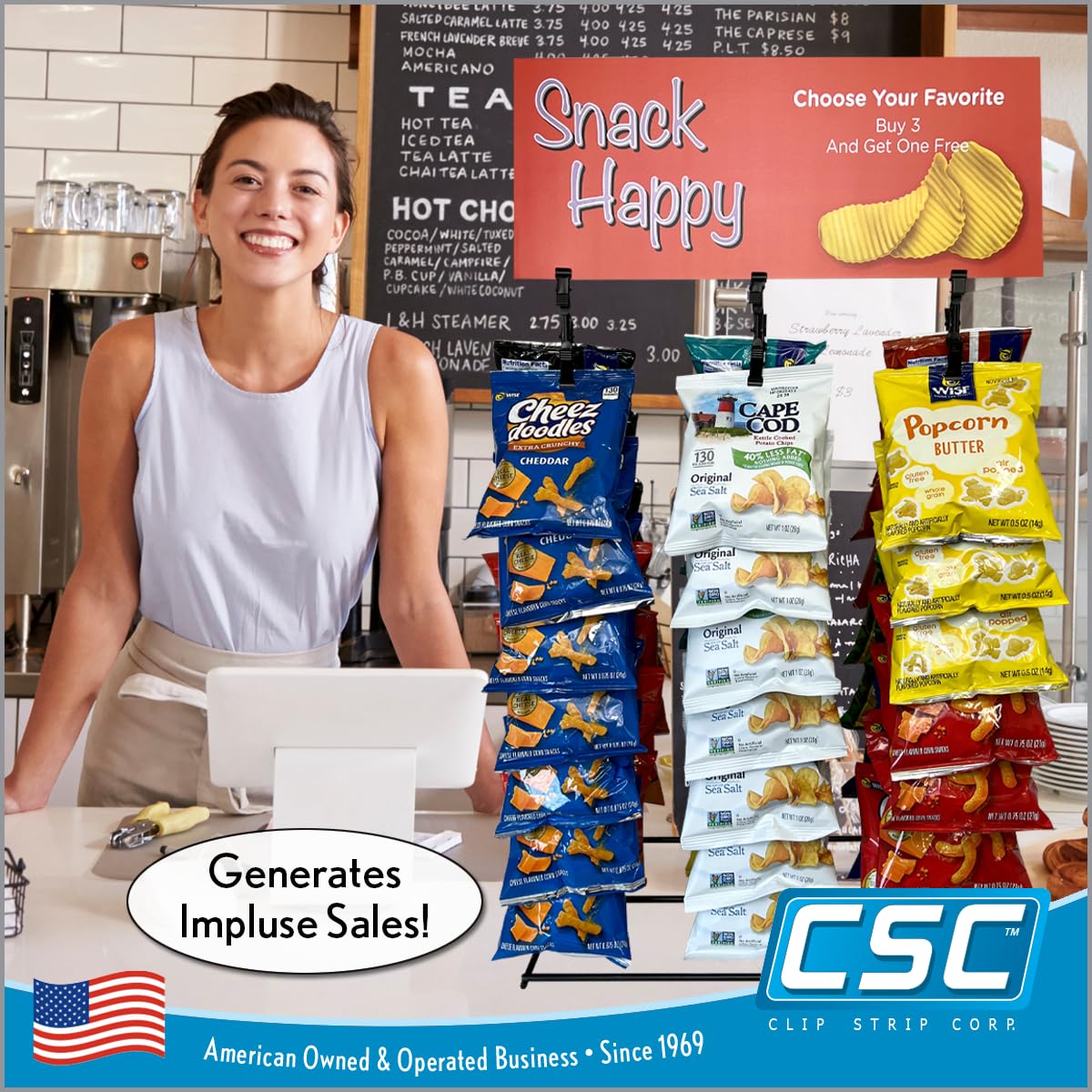 Econoco Heavy Duty 2-Way | Straight Blade Arms, Square Tubing