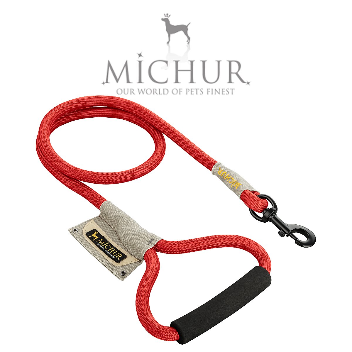 MICHUR Carola Vintage Hundehalsband Aus Nylon - Weich, Waschbar, Halsumfang 25-35 Cm