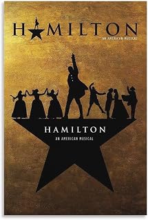 Vintage Hamilton Poster Hamilton Role Character Convergence American Musicals Wall Art Aesthetic Decorative Painting Living Roomstylestyle 12x18inch(30x45cm)