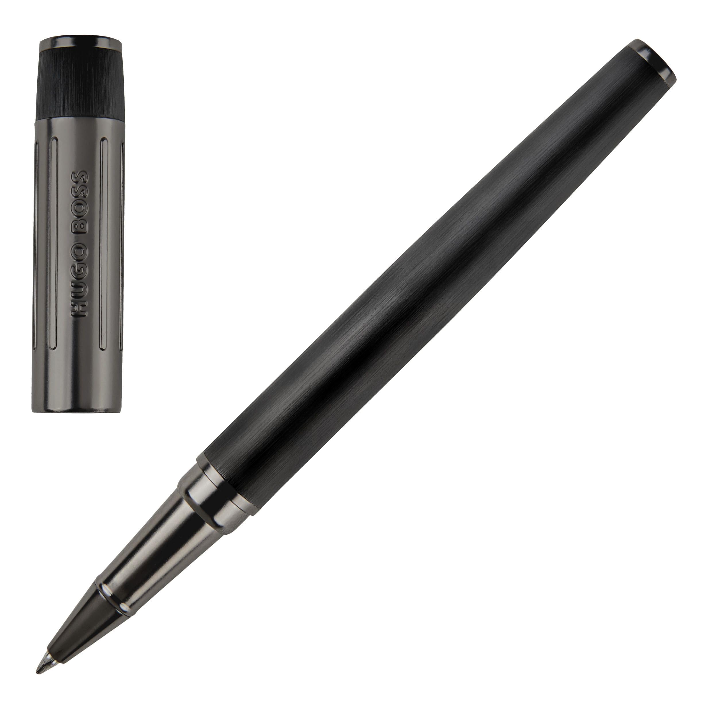 Hugo Boss Stylo Roller Gear Ribs Black