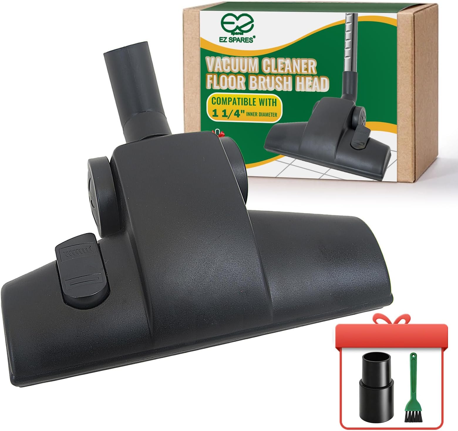 EZ SPARES 1 1/4" 32mm Universal Vacuum Cleaner Brush Head 2 Function Choice (Floor and Carpet)