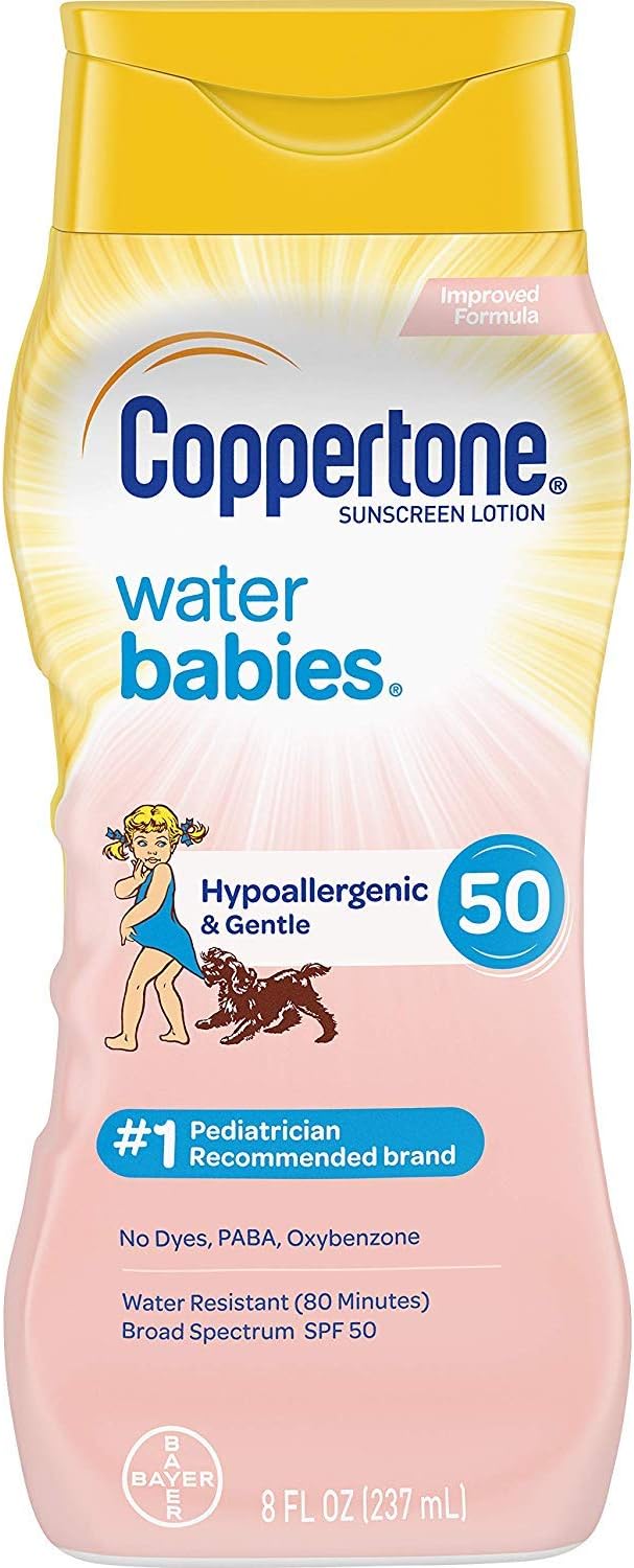 Coppertone Spf#50 Waterbabies Lotion 8 Ounce (237ml) (2 Pack)