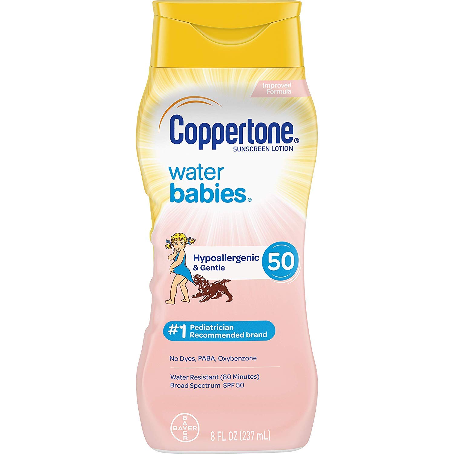 Coppertone Spf#50 Waterbabies Lotion 8 Ounce (237ml) (2 Pack)