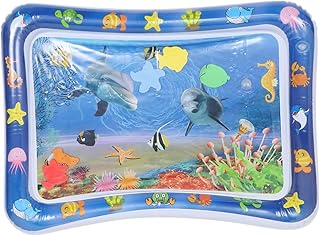 Toyvian 1Pc Almofada De Água Inflável Tapete De Água Tapete De Jogo De Água Tapete De Água Para Bebês Tapete De Jogo Infantil Tapete De Água Para Recém-Nascidos Tapete De Tempo De Barriga