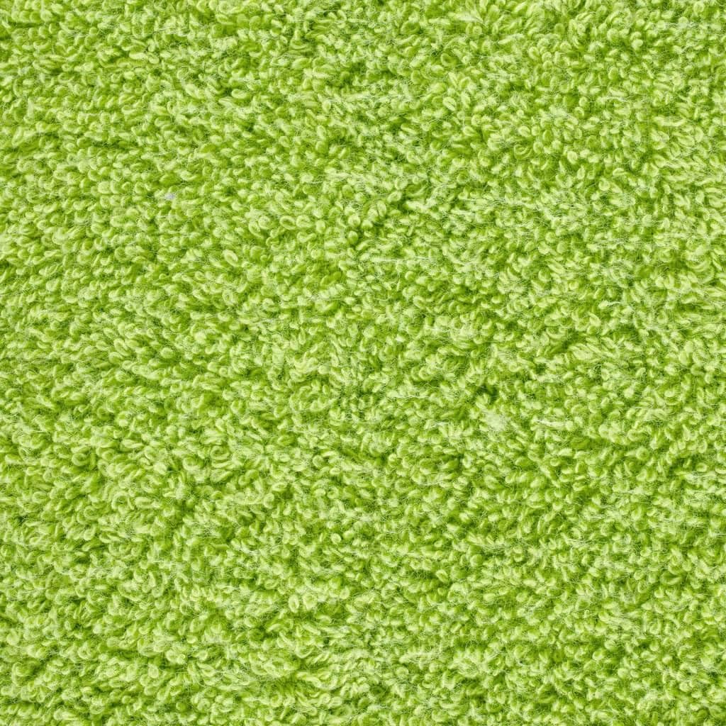vidaXL Juego de Toallas 6 Piezas 100% algodón Verde Manzana 600 gsm, Toalla, Juego de Toallas de baño, Toalla de invitado, Toalla de baño