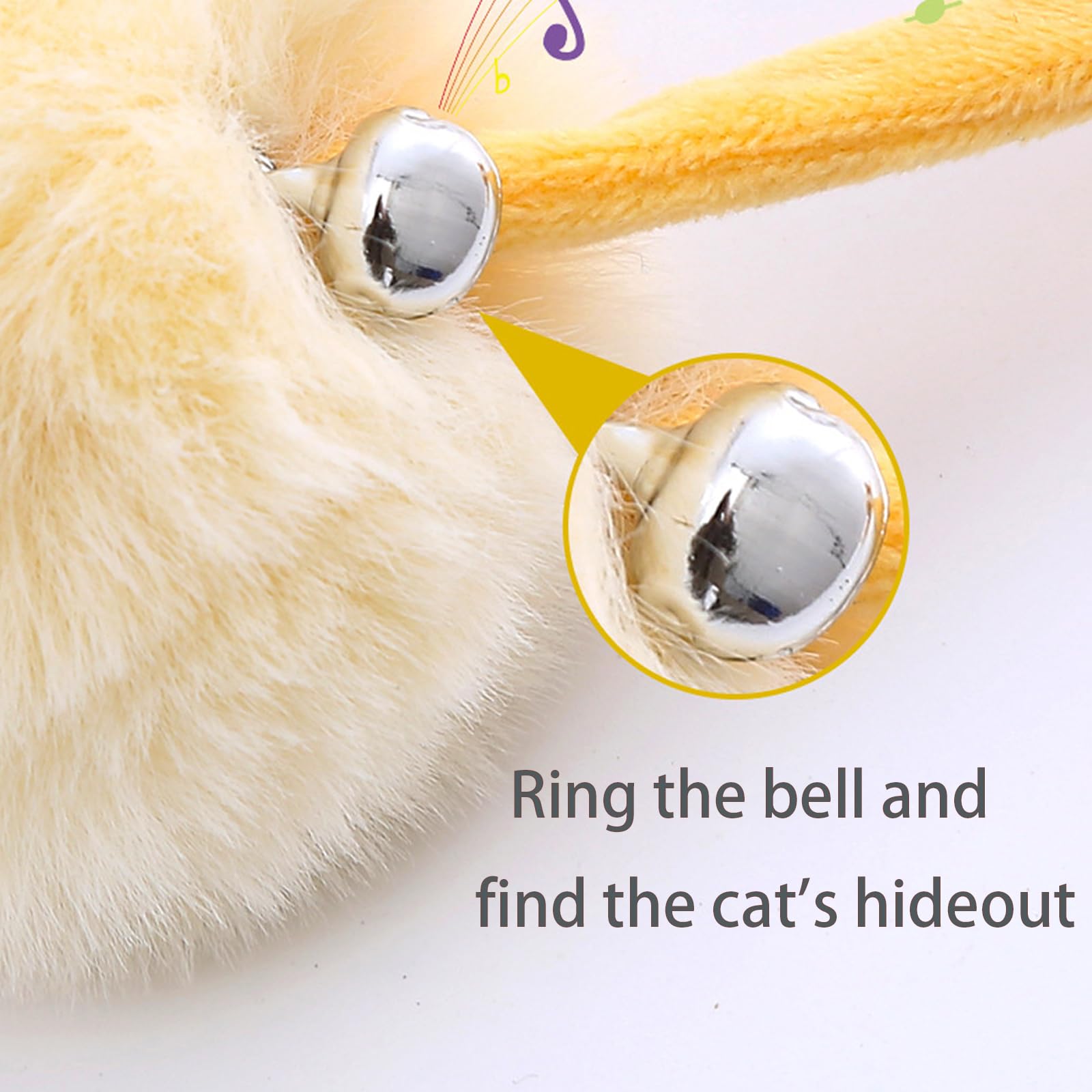 2 palline giocattolo per gatti in peluche, da appendere, con campanella, giocattolo interattivo per gatti, per interni, per giocare a inseguimento (rosa e grigio)