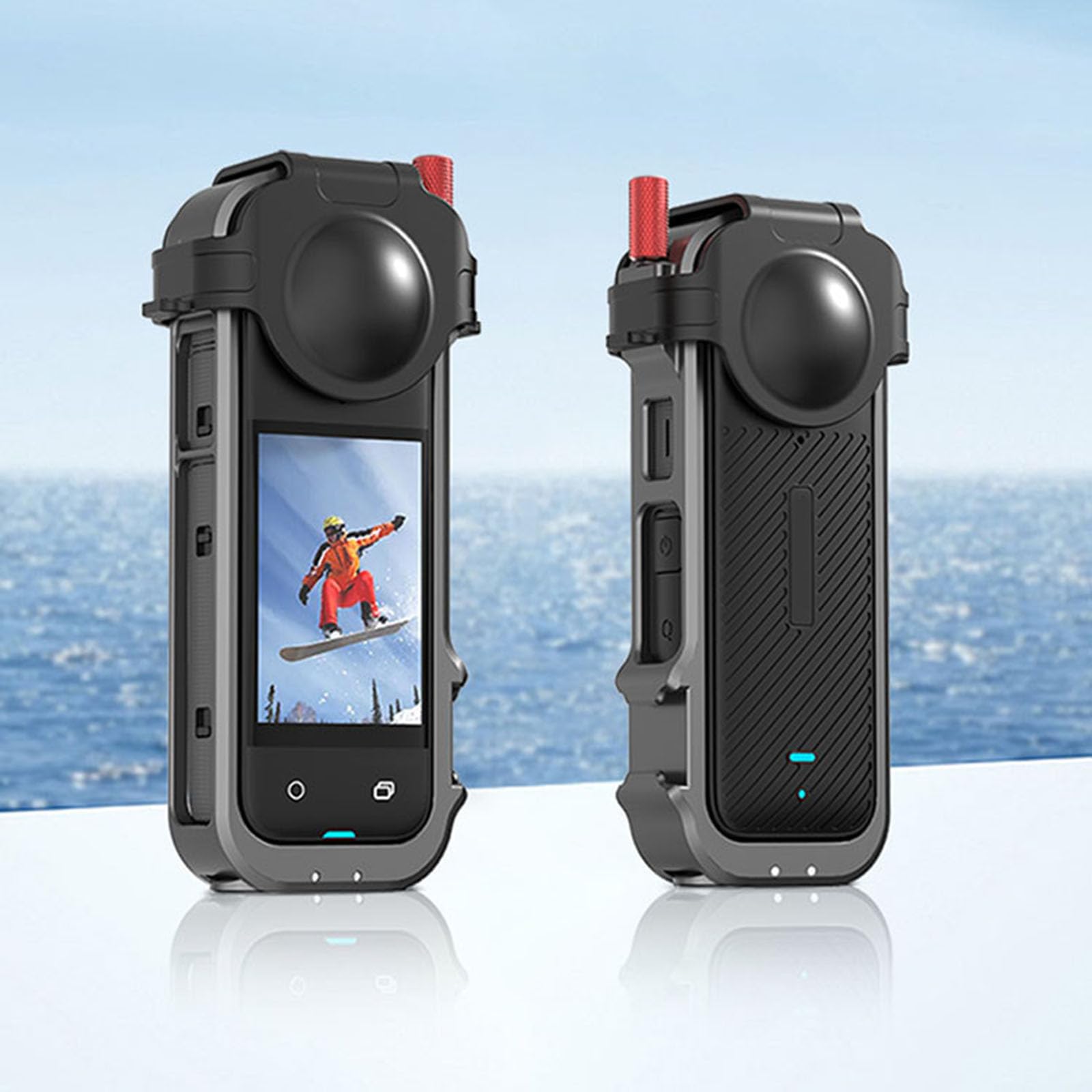 Cuffia Silicone Protezione Lentiggini per Insta360 X4 Cold Shoe - Dettaglio