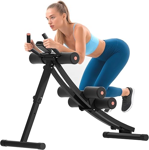 Entrenadores, máquina AB ajustable en casa o gimnasio para entrenamiento de fuerza central, equipo de fitness plegable para hombres y mujeres,