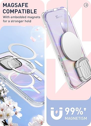 Miniatura 5 de i-Blason Cosmo Mag - Funda para iPhone 15 Pro con soporte para cámara, compatible con MagSafe Funda protectora delgada y elegante de cuerpo completo
