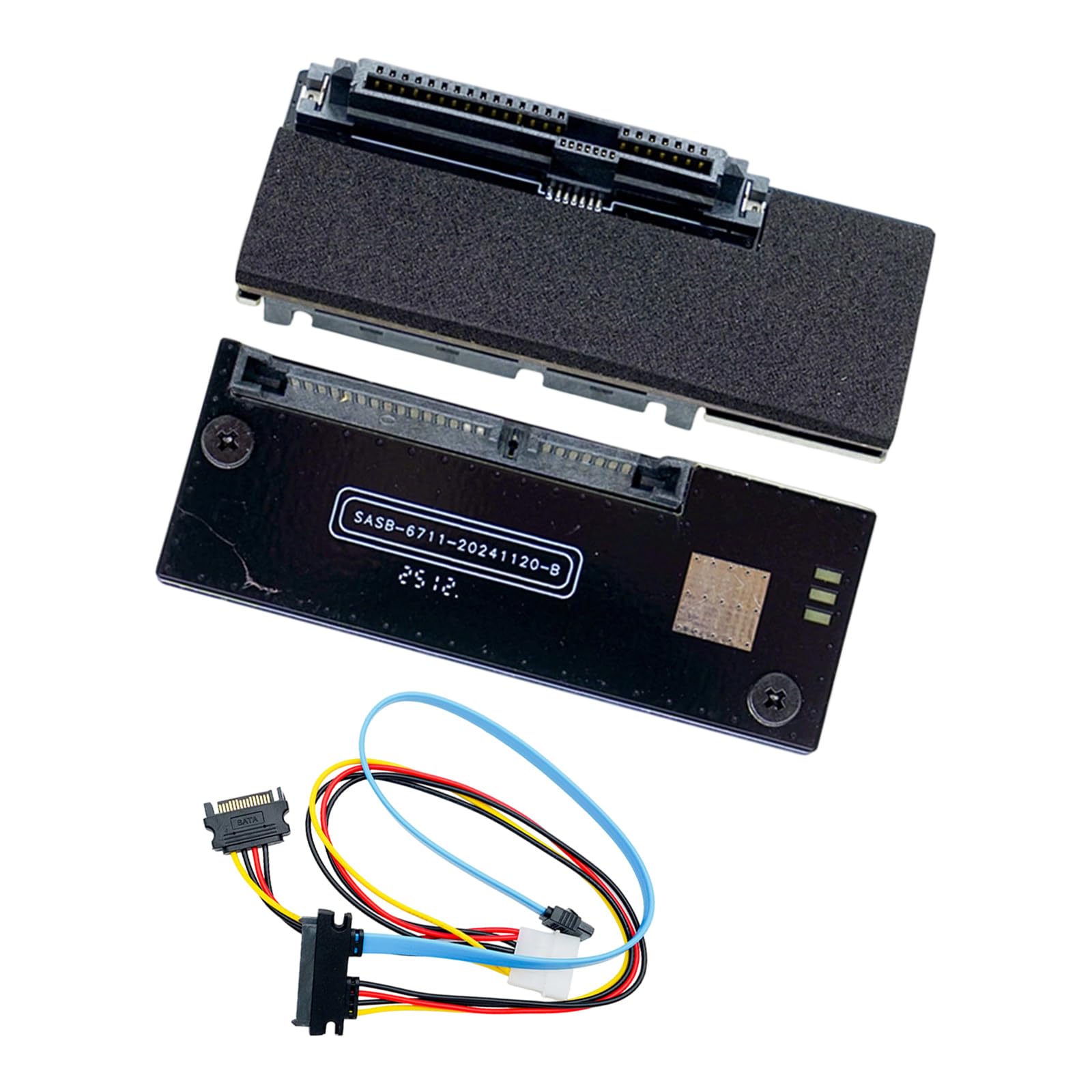 Installazione senza attrezzi da 29 pin a 7 + 15 22 pin SATA SAS convertitori di dischi rigidi adattatori scheda ABS costruzione per più dispositivi adattatori ABS