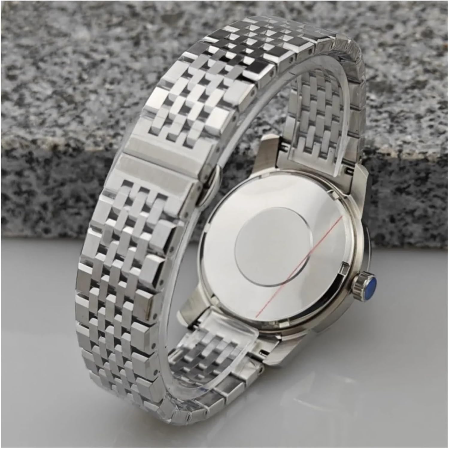 40mm Stainless Steel Watch Case with - Clasp for NH35/36/34/4R Automatic Movement - 5ATM Water Resistant