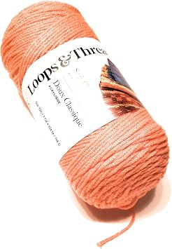 Soft Classic Yarn by Loops & Threads - 354 Yards - Coral