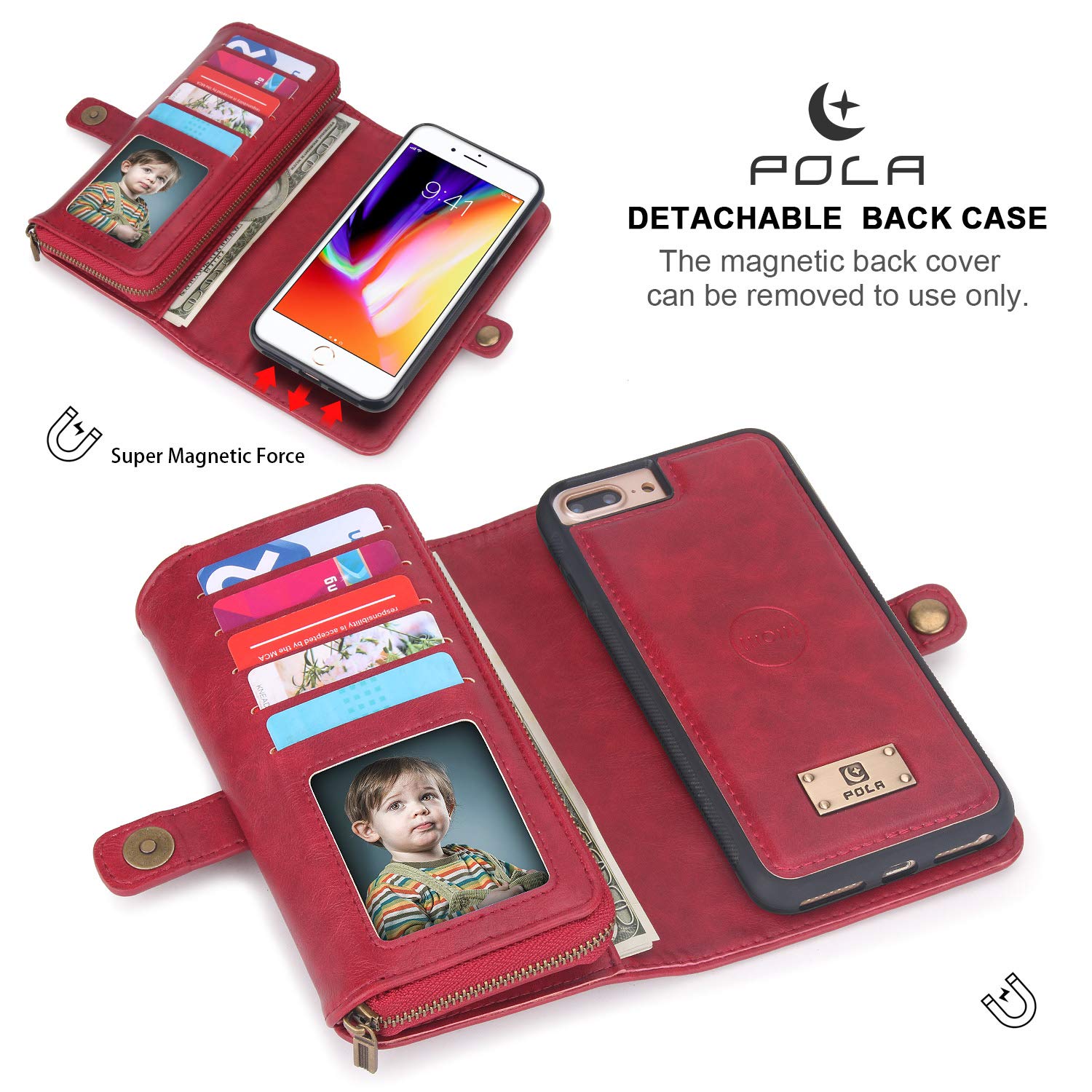 CHBO Cover per iPhone 11 pro,Flip Custodia Portafoglio Retrò Cerniera include Custodie per Carte di Credito,Borsellino per Monete, impermeabile +Tecnologia RFID bloccante+10 Cards Slots CHBO Cover per iPhone 11 pro,Flip Custodia Portafoglio Retrò Cerniera include Custodie per Carte di Credito,Borsellino per Monete, impermeabile +Tecnologia RFID bloccante+10 Cards Slots