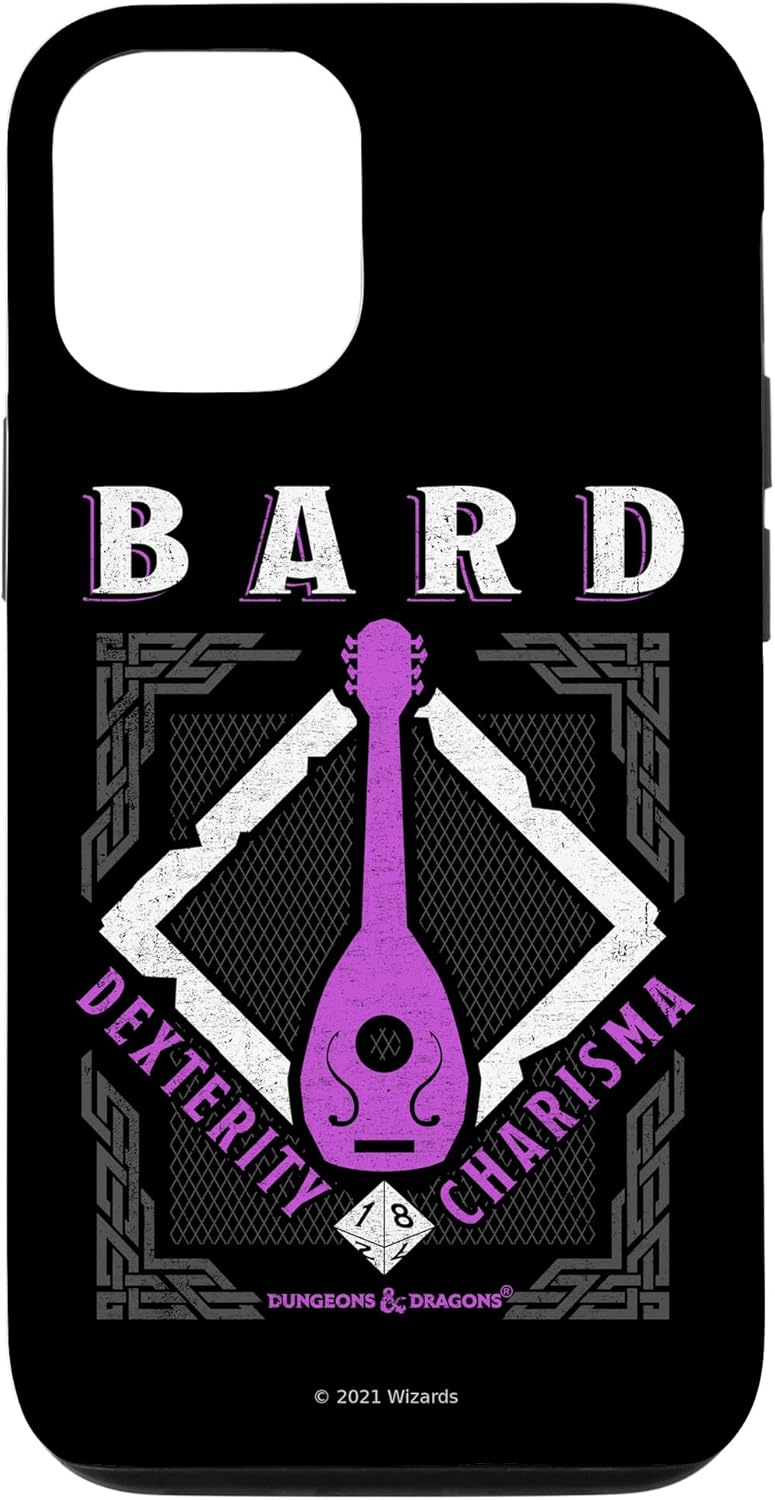 Dungeons & Dragons Bard Dexterity & Charisma Case for iPhone 12/12 Pro