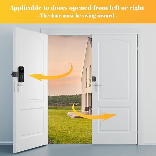 Miniatura 6 de Blink - Soporte para timbre de video, soporte de puerta antirrobo, instalación sin taladro, color negro