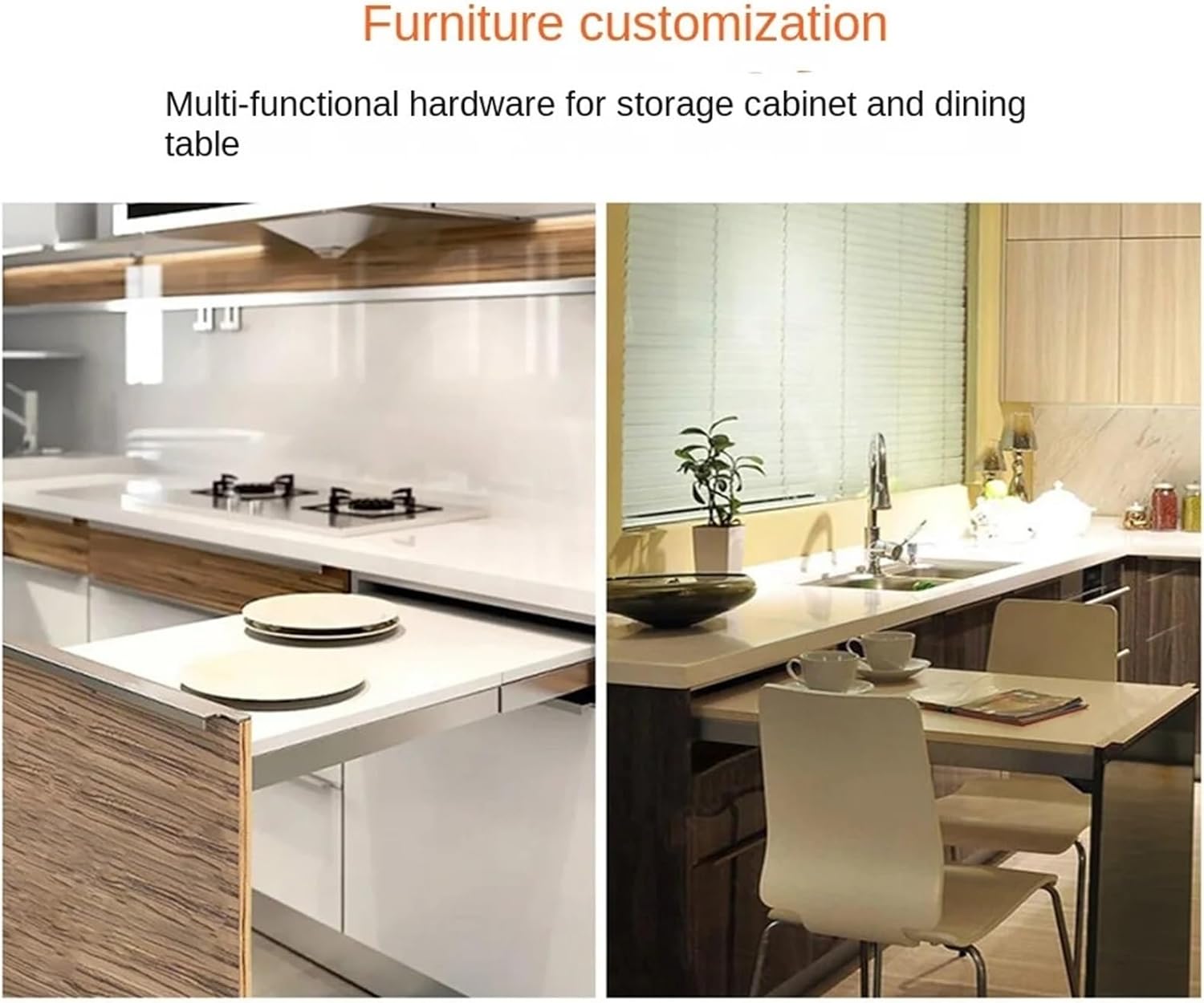 Hardware Full Extension Side Mount Drawer Slides 5/6 Hidden Folding Aluminum Telescopic Cabinets Slide Flat Push Hardware(1270mm)