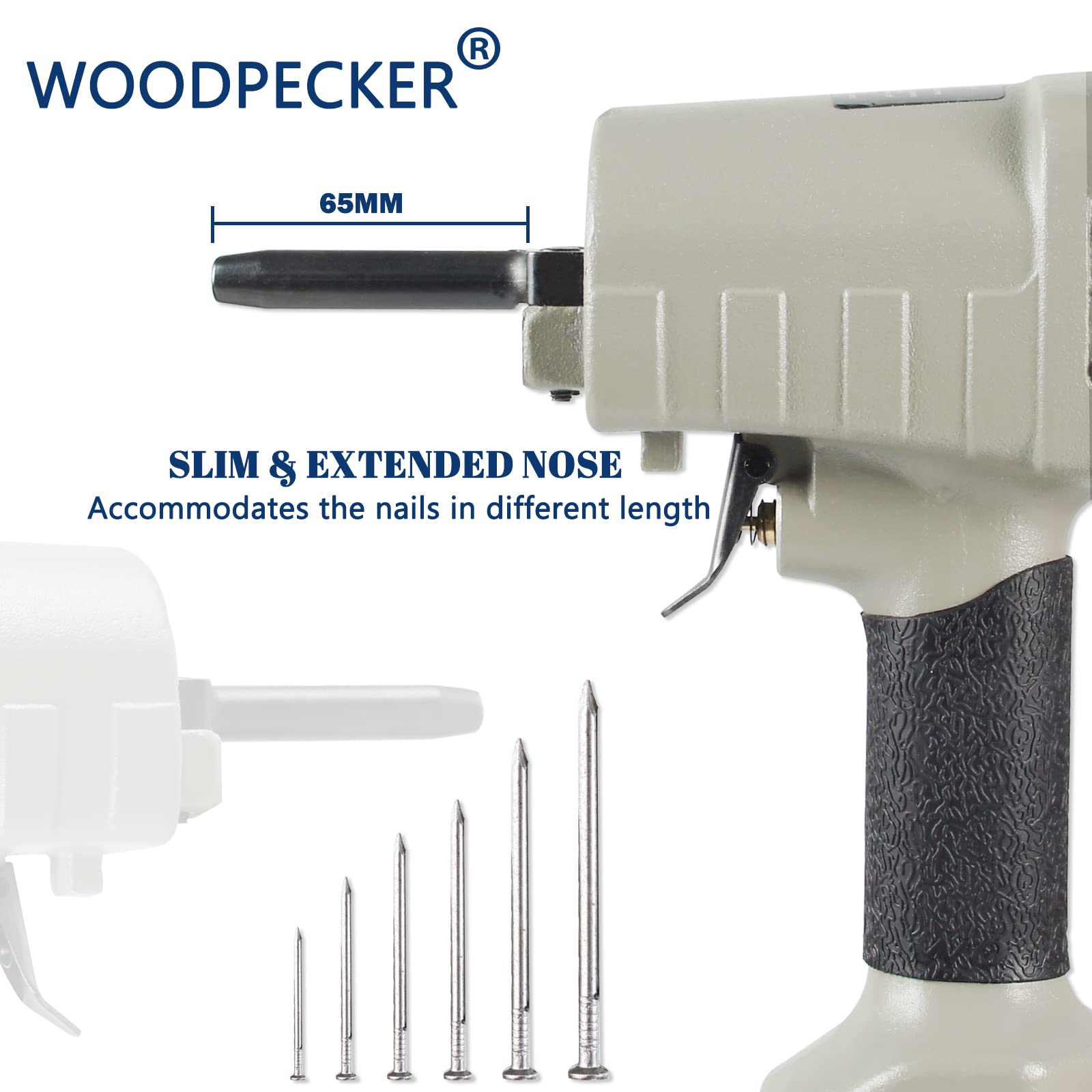 Estrattore Chiodi Pneumatico Woodpecker WTB60 - Professionale, Per Legno E Pallet - Foto 7
