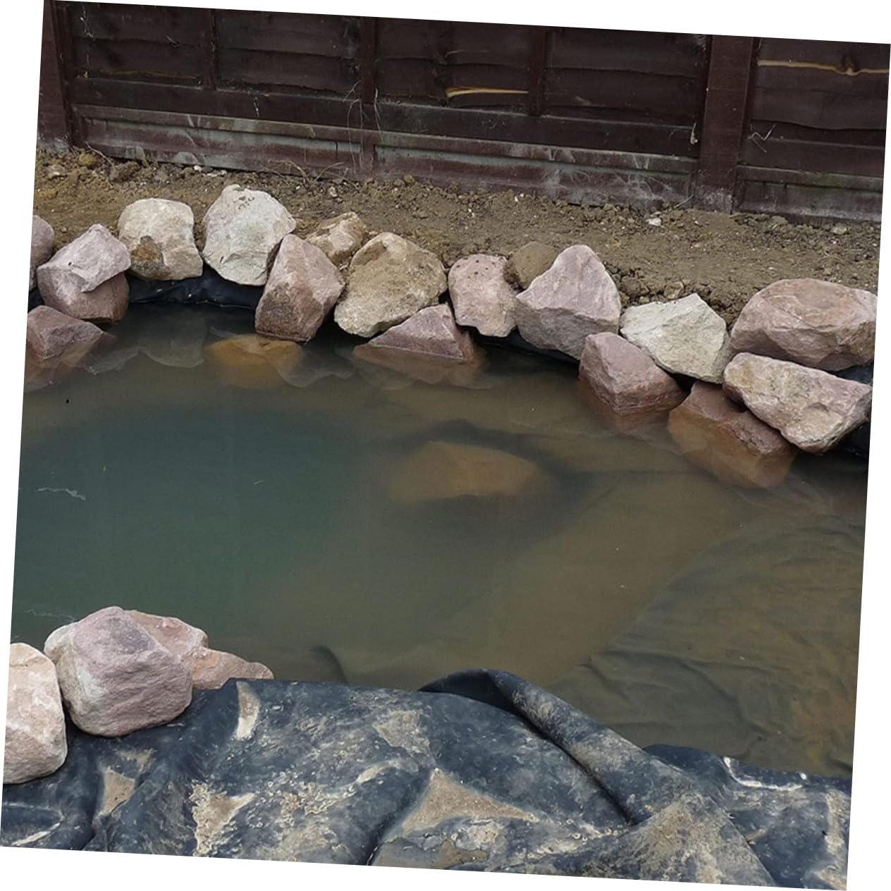 NUOBESTY Telo per Stagno Giardino Esterno Rivestimento Resistente per Piscine e fontane sottostrato per Tartarughe e paesaggistica acquatica