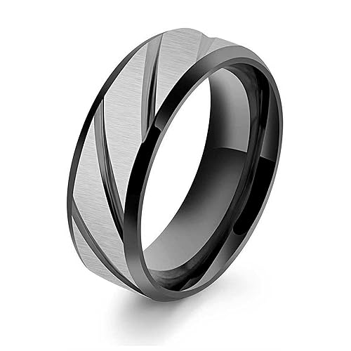 MEENAZ Titanium Stainless Steel Stylish adjustable size proposal Couple band thumb Silver Platinum Blue combo Finger Ring for Men Mens couples gents unisex Boys Boyfriend MEN RINGS-AM051