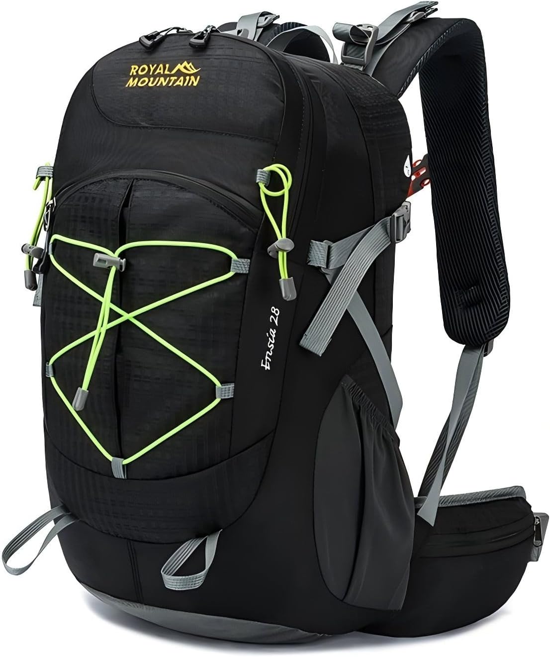 28L Internal Frame Backpack Waterproof Hiking Daypack with Rain Cover