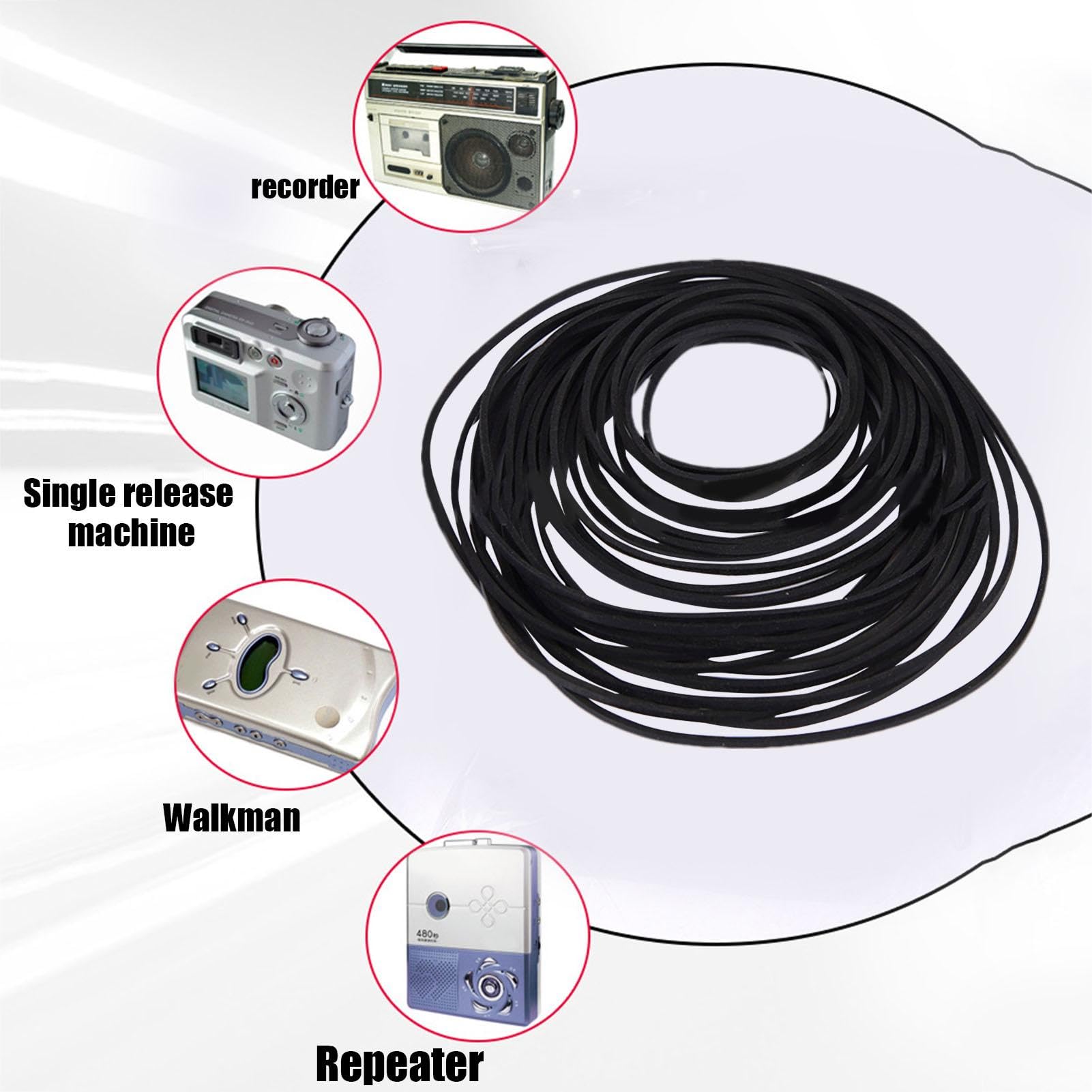 Lot de 30 bandes à cassette - Répéteur de bande magnétophone - Pour machine à coudre - Dispositif de réparation de cassette - Pour appareils électroniques hybrides