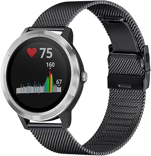 Correas de reloj para Garmin Vivoactive 33 Music, correa de reloj Comapatible con Garmin Forerunner 245645 Music