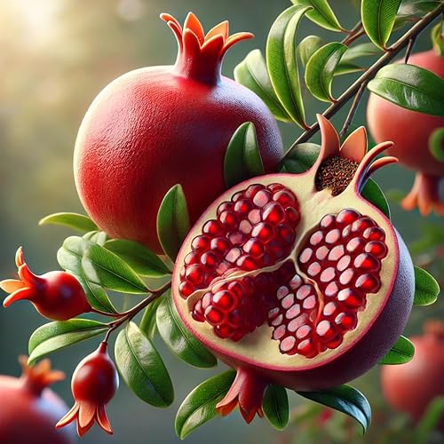 Miniatura 2 de Semillas de granada  Punica Granatum  Árbol frutal perenne  Frutas dulces y jugosas y belleza ornamental