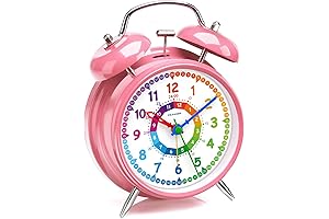 Kids Learning Analog Alarm Clock