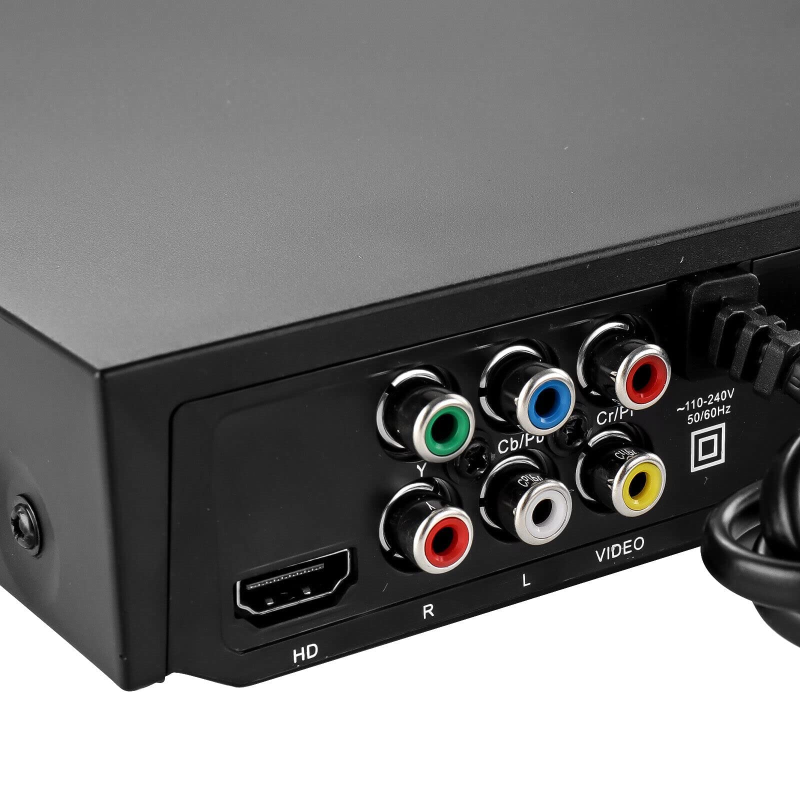 ColdShine DVD-Player für TV mit HDMI/AV Ausgang USB Eingang und Fehlerkorrektur 1080P Upscaling PAL/NTSC-System DVD CD-Player