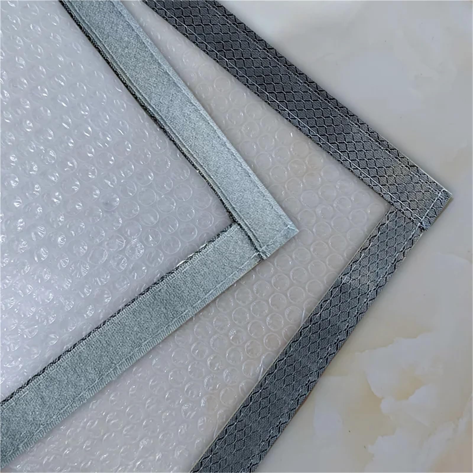 Isolamento finestre, Guarnizione a bolle addensata for la casa termica antivento Facile da installare Nessuna necessità di foratura(W120*H200cm)