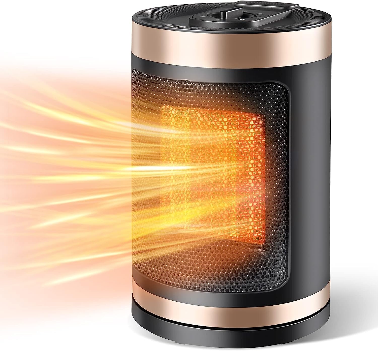 Space Heater Portable, 750/1500W Electric Fan Heater Energy Efficient ...