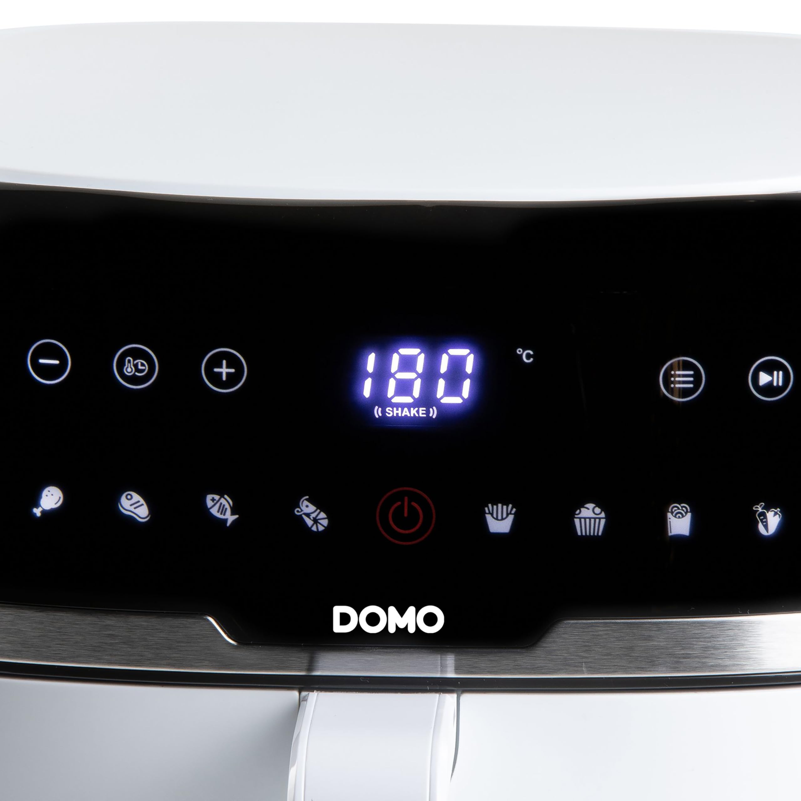 DOMO DO1148FR frytkownica na gorące powietrze, 8 programów, funkcja SHAKE, 8 l, 1800 W, biała