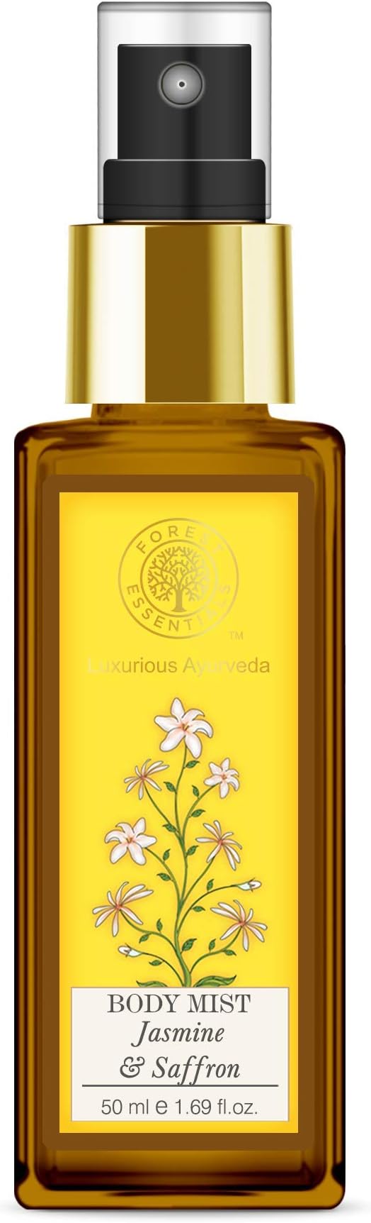 Body Mist, Jasmine and Saffron, 50ml