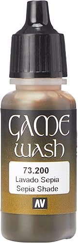 Miniatura 5 de Vallejo Lavado azul, 0.6 fl oz Sepia,Negro,Rojo,Sombra Fleshtone,2-Sepia,https://www.amazon.com/dp/undefined