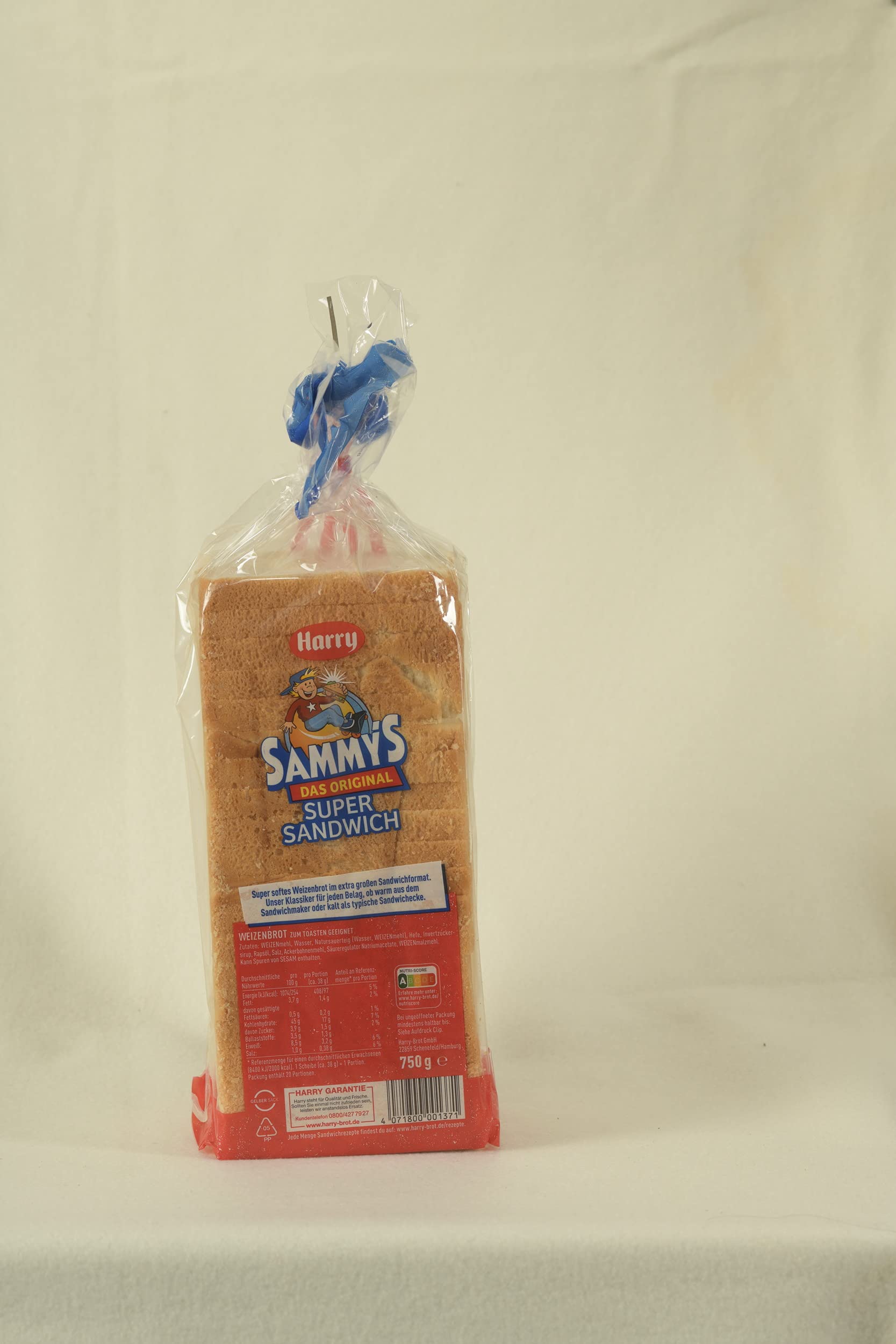 Harry Brot Sammy's Super Sandwich 10 Packungen a 750g