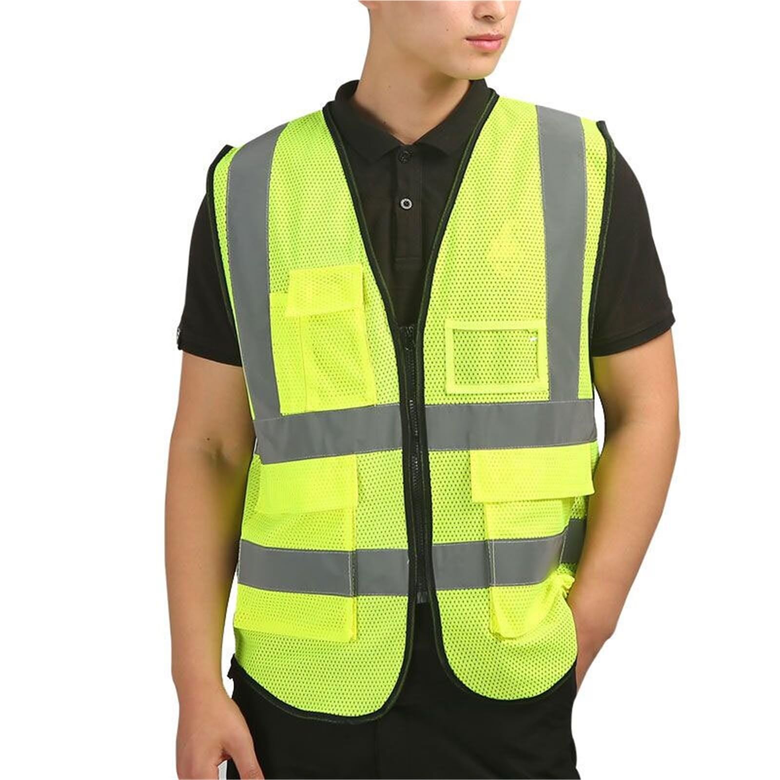 Atmungsaktive, Fluoreszierende, reflektierende Weste