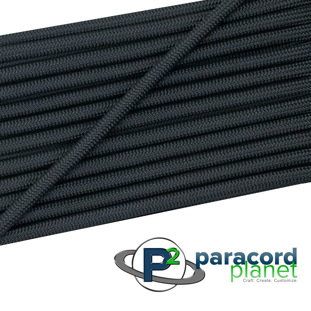 PARACORD PLANET | Alle Arten von schwarzen Fallschirmschnur - Para-Max 5/16, 250 FT Spule