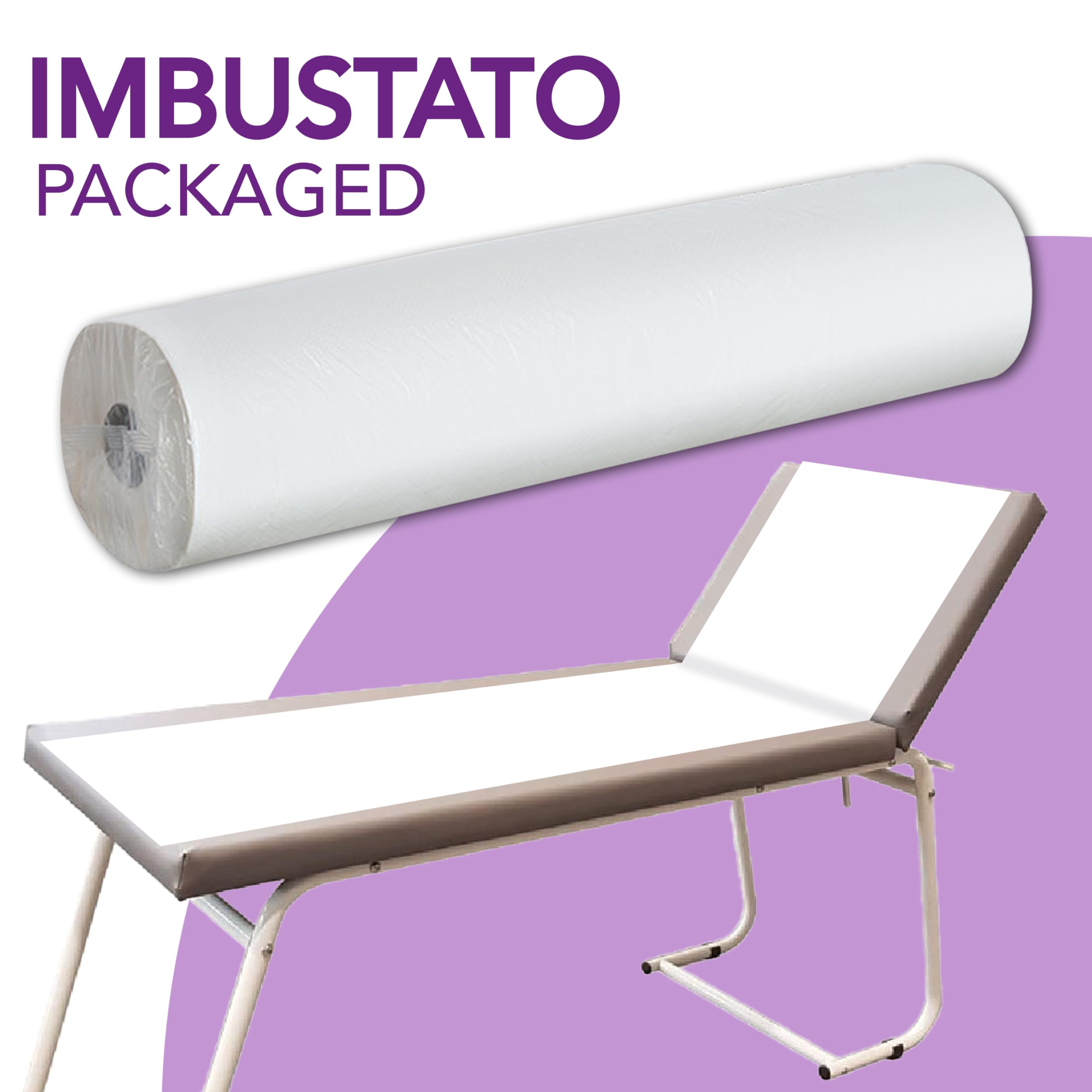 LUNEDA 1 Drap de lit, esthéticienne, médecin, Massage, physiothérapie, fabriqué en Italie, Professionnel, jetable, en Papier Cellulose, h 60 cm (1 pc.)