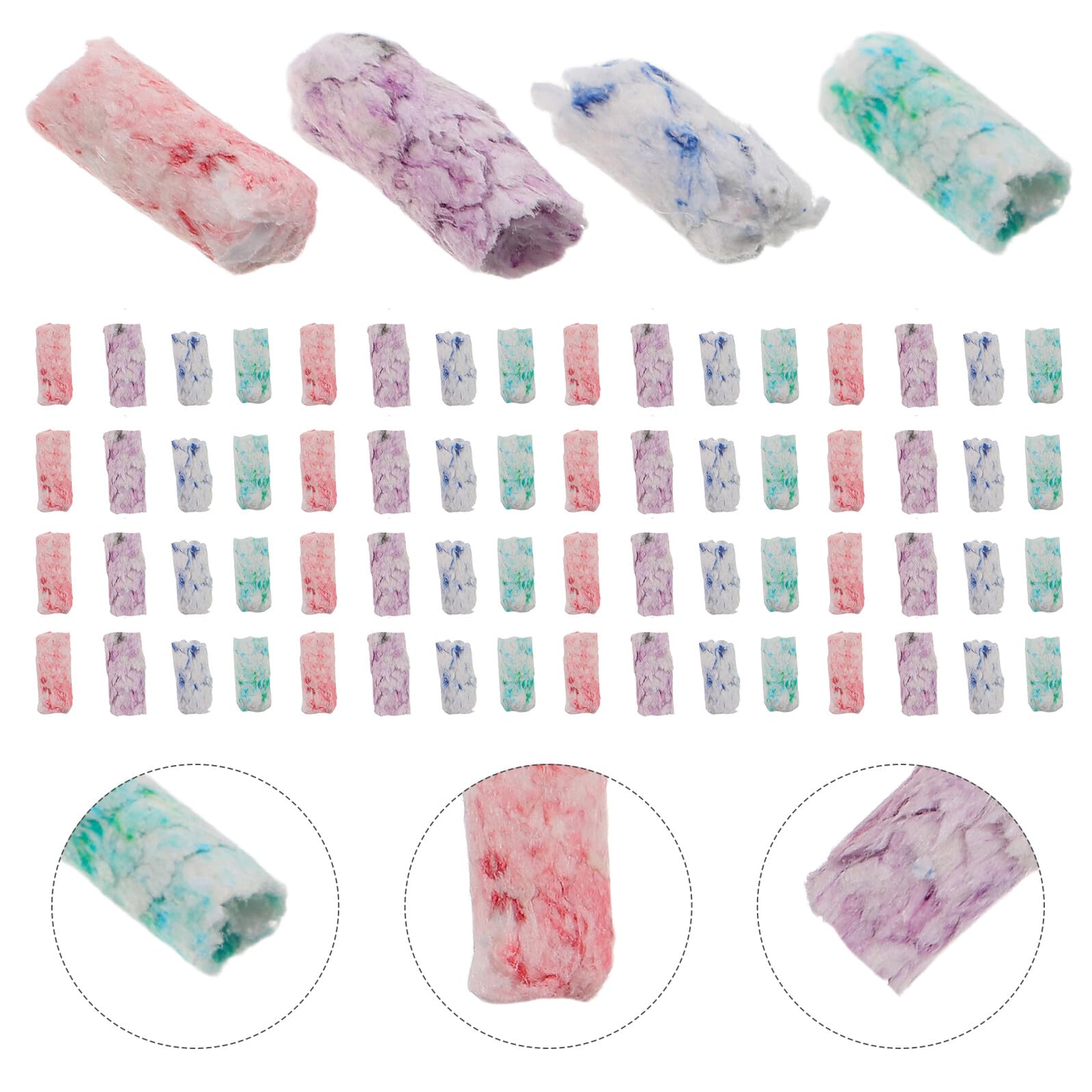 Lecho Absorbente de Pulpa de Papel para Jaulas de Hámsteres y Roedores Pequeños, Ropa de Cama Transpirable Control de Olores para Uso en Interiores