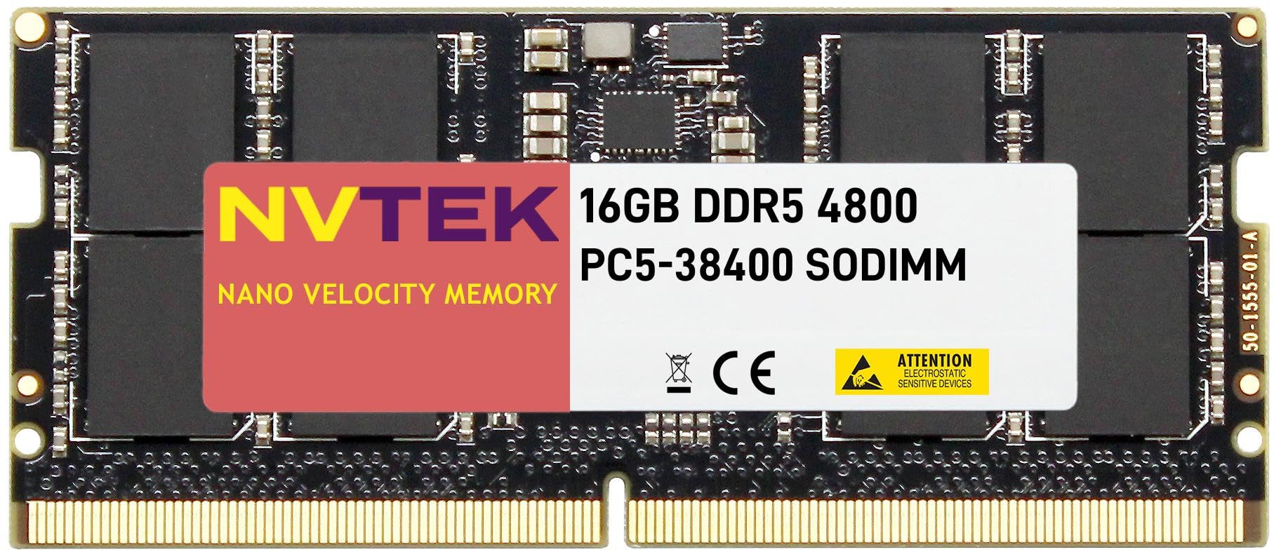 16GB DDR5 4800MHZ PC5-38400 1.1V 2Rx8 CL40 262-PIN Non-ECC SODIMM Designed for Motherboards utilizing ONLY Intel Series Processor with Intel W680 Chipset - NOT Compatible with AMD CPU 16GB - 1X16GB DDR5 4800MHZ NON-ECC SODIMM