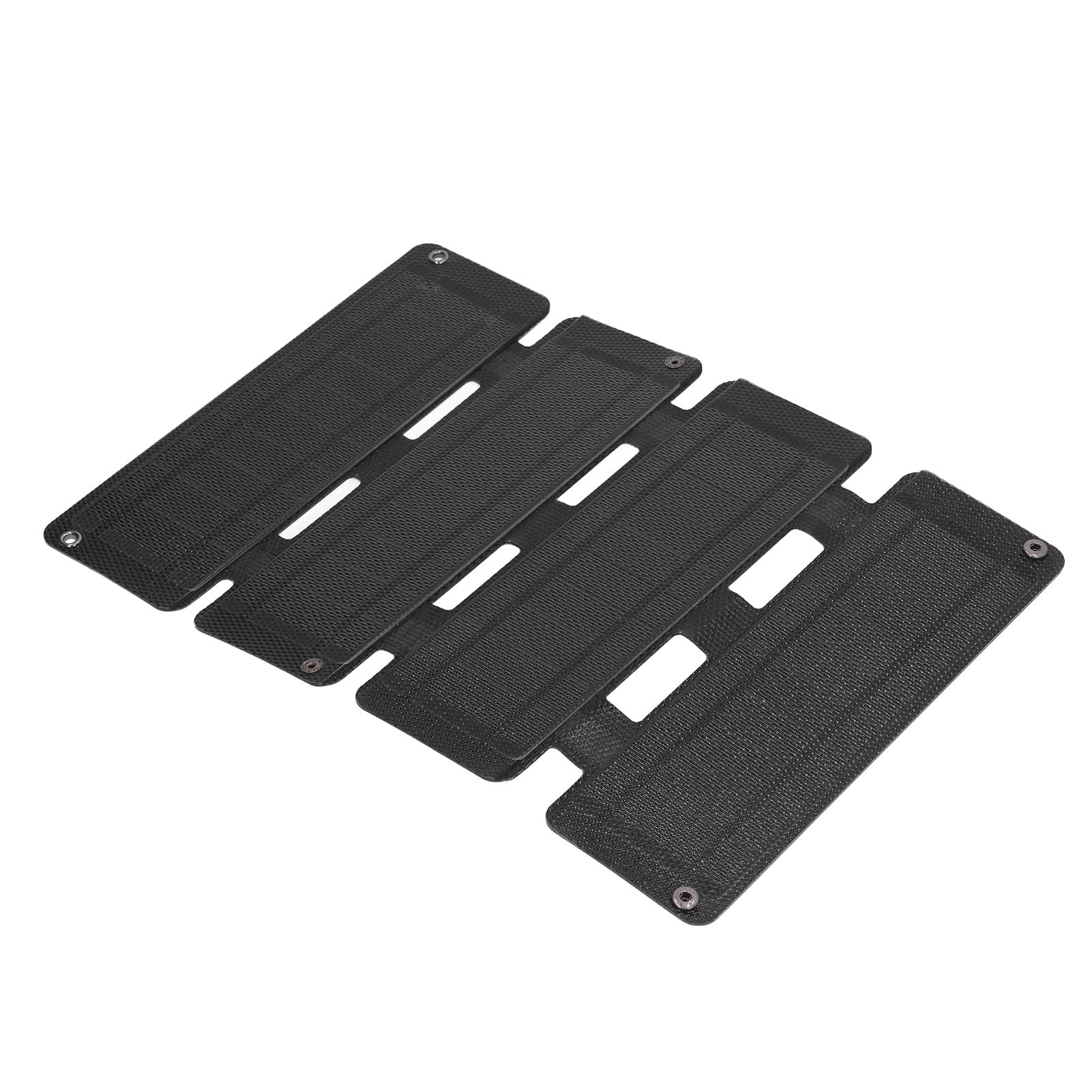 Foldable Solar Panel Charger, 0?2.5A Reliable Performance Portable Solar Charger Space Saving 5V IPX6 for Outdoor (Black)