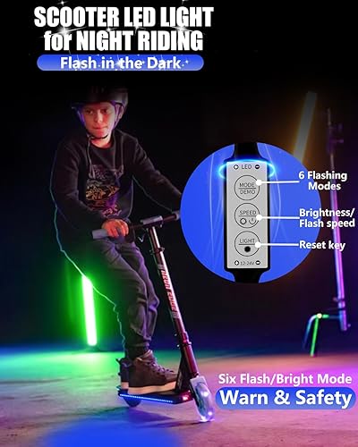 Miniatura 4 de Keiurot Led Lights for Scooter Night Riding Electric Scooter LED Strip Light Led Light Strips 5V Flashing Mode for Outdoor