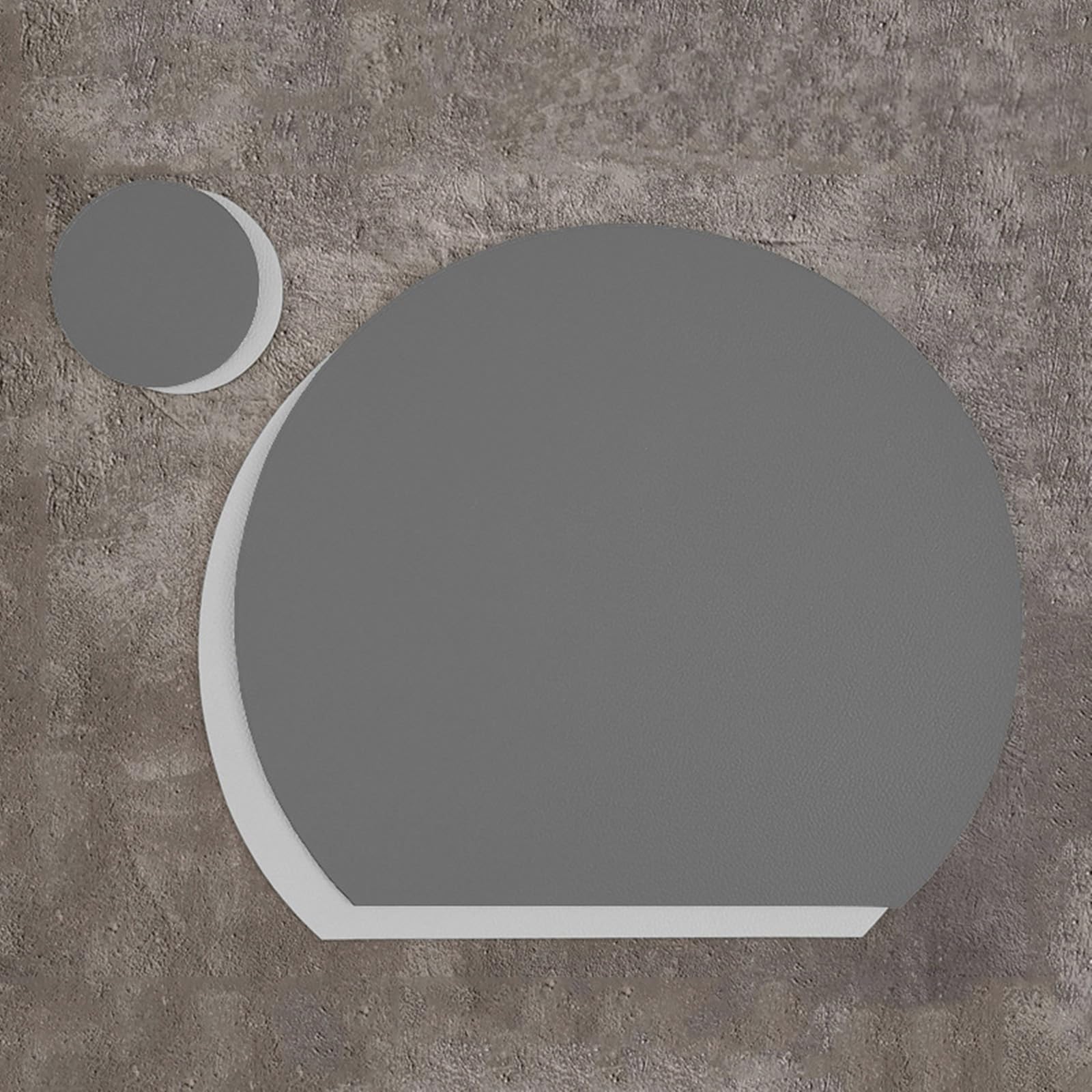 Set de table gris foncé et clair lot de 4 réversibles 33x38cm