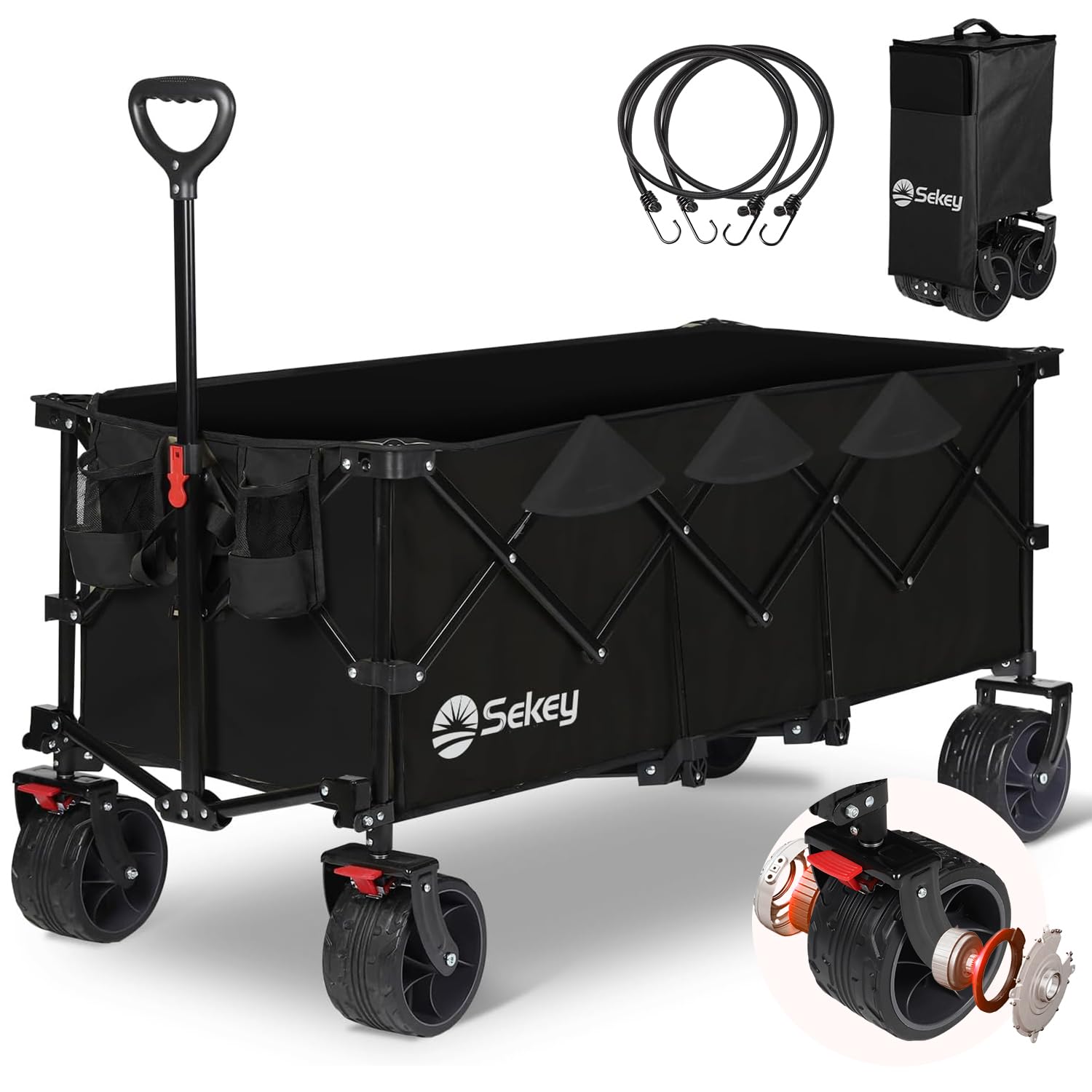 Amazon.co.jp: Sekey 特大容量300L 耐荷重200kg 【荷室の長さ113cm 