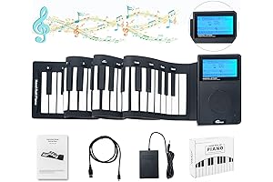 Portable Roll-Up Piano for Musical Versatility