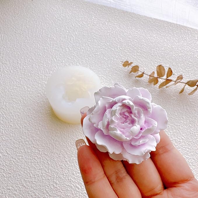 Molde de silicona para decorar pastel con diseño de flor de jazmín miniatura 2