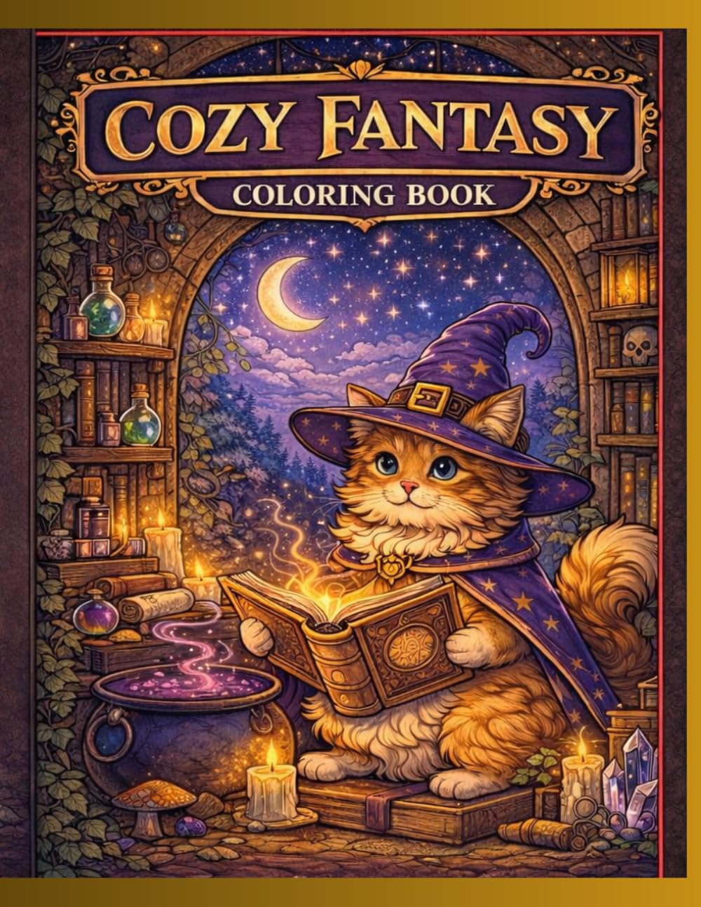 COZY FANTASY: COLORING BOOK