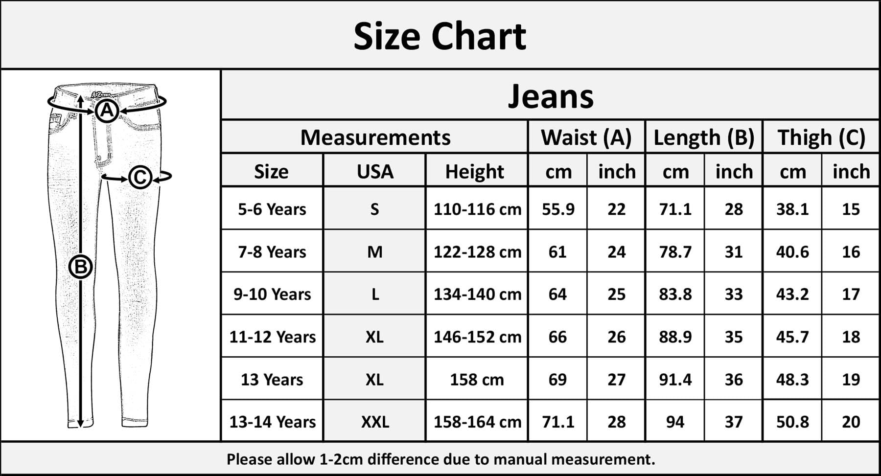 A2Z 4 Kids Dziewczynki Krój Prosty Elastyczny Bootcut Jeansy Szerokie Nogawki Szeroki Elastyczny Pas Bootcut Spodnie Denim Elastyczne Proste Wygodne Jeansy Szerokie Prezent Dla Dzieci 5–14 Lat