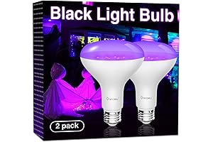 Onforu 2 Pack 120W Equiv LED Black Light Bulb For Party